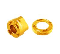 Aymzbd Strumento di Installazione E Rimozione del Cappuccio del Braccio della Manovella Strumenti di Smontaggio Estrattore della Manovella, Oro, 2 Pezzi