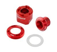 Aymzbd Strumento di Installazione E Rimozione del Cappuccio del Braccio della Manovella Strumenti di Smontaggio Estrattore della Manovella, Rosso, 4 Pezzi