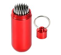 Aymzbd Strumento per La Riparazione delle Punte delle Stecche da Biliardo, Strumento per La Modellatura delle Punte delle Stecche da Snooker, Strumento Legge, Rosso