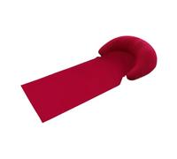Aymzbd Stuoia da Spiaggia Portatile Pieghevole Versatile Ergonomica Facile da Trasportare Sdraio da Esterno con Cuscino per Picnic Relax in Giardino, Rosso
