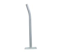 Aymzbd Supporto da Parete per Palla da Ginnastica, Gancio Portaoggetti per Palestra Domestica, Robusto Organizer da Parete per Cyclette, Palla da, 1 Pc Bianco
