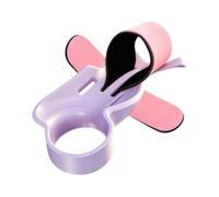 Aymzbd Supporto per L'impugnatura del Badminton, Stabilizzatore del Polso, Ausilio Ergonomico per La Correzione Dell'impugnatura, Materiale PP Legger, Rosa Viola