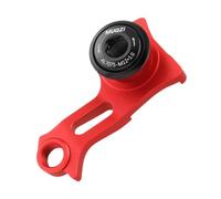 Aymzbd Supporto Universale per Deragliatore, Supporto per Deragliatore Posteriore, Adattatore per Cambio al Telaio, Lega di Alluminio, per Mountain Bike, Com, Rosso, 1.5