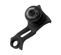 Aymzbd Supporto Universale per Deragliatore, Supporto per Deragliatore Posteriore, Adattatore per Cambio al Telaio, Lega di Alluminio, per Mountain Bike, Com, Nero, 1.5