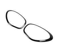 AYNEFY 2Pcs Glossy Black Headlight Ring Cover for R60 2011-2016 | ABS Scratch Guard, Weather Shield, Left Right Trim Kit