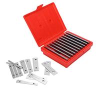 AYNEFY Barre parallele sottili per macchinista 1 paio Set di barre parallele sottili da 1/8 x 6 pollici Strumenti per tornio per macchinista per rilevamento di costruzioni