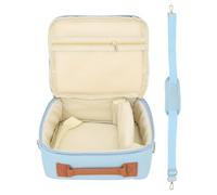 AYNEFY Casa di Custodia per Sacca per Telecamera per CP910 1200 1300 DSLR Ampianto di Grandi Dimensioni Cinno a Tracolla Regolabile Dividei Imbottiti Rimovibili Imbottiti in Schiuma (BLUE)