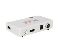 AYNEFY Convertitore Coassiale Modulatore RF HDMI, Adattatore Ingresso Video Digitale HD Demodulatore, Supporto Scatola Convertitore Segnale Trasmettitore TV Analogico