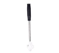 AYNEFY Grof a Palla Retriever Selezionatore Telescopico Astince in Acciaio Inossidabile con Dispositivo di Bloccaggio Automatico per Recinzione per Stagno e Uso del Percorso (White)