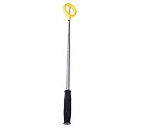 AYNEFY Grof a Palla Retriever Selezionatore Telescopico Astince in Acciaio Inossidabile con Dispositivo di Bloccaggio Automatico per Recinzione per Stagno e Uso del Percorso (Yellow)