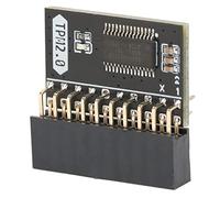 AYNEFY Modulo di Sicurezza Crittografia TPM 2.0, Processore Crittografico Autonomo con Scheda Remota 20 Pin 2 * 10P TPM Modulo Chiave Passo 2,54 Mm per
