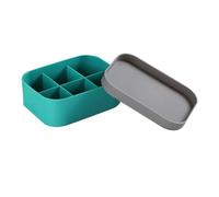 AYNEFY Organizzatore Estetico Diviso Bisella per Trucco in Plastica con Design Staccabile per la Decorazione della Casa