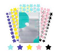AYNKH 255 Patch Antiacne Star, Tea Tree Oil Acido Salicilico Patch Idrocolloide, Patch Antiacne Impermeabile e Traspirante, per uso Giorno e Notte,Patch Brufoli Stelline,Cerotti per Brufoli
