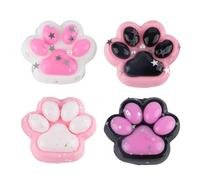 AYNKH 4 giocattoli Squishies Zampe di gatto, fufufu Squishy Stress Relief,Taba Squishy,Sweet Soft Cat Paws,Regali per bambini e adulti, giocattoli Squishies Zampe di gatto, Natale, Halloween