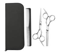 AYNKH 6.5 Inch Barber Scissors Set, Professional Hairdresser, Forbici per parrucchiere, uomini e donne, strumenti per capelli, Comfort Grip Hairdressing, Hairdresser with Comb Holster