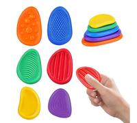 AYNKH 6 Pezzi Fidget Giocattoli Pietra Sensoriale, Pietre Sensoriali Worry, Giocattoli Per Studenti Ansia Sollievo, Alleviare l'ansia per l'Autismo Bambini Calmante