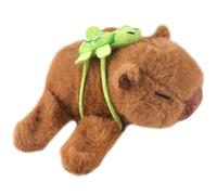 AYNKH Capybara Peluche Giocattolo Schiaffo Braccialetto Snap, Carino Capybara Design Trasportando uno Zaino di Tartaruga, Cartone Animato Carino Riempito Giocattolo, Regali Per Ragazze Ragazzi