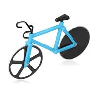 AYNKH coltello da pizza in bicicletta, due ruote antiaderente in acciaio inox super affilato lama, affettatrice creativa novità regalo partito forniture gadget da cucina