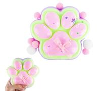AYNKH FuFu Cat Paw Squishy, Super Big Cat's Paw Squishy Toys, Taba Squishies, Migliora la concentrazione, Riduce lo stress, Bambini, Adolescenti e Adulti, Regalo (Colori arcobaleno)