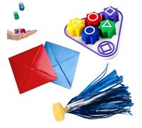 AYNKH Gioco Tradizionale Coreano, Set di Ciottoli 5 Pezzi, Gioco di Attrazione di Ciottoli, Gioco di Reazione Coreano, Gioco di Rally Famiglia, Gioco di Attrazione Volanti,Osselets Game