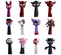 Aynkh S-prunki - Statuette d'azione colorate per ragazzi e ragazze dai 3 anni in su, sicure e divertenti per tutti gli amanti dei giochi S-prunki (12 pezzi Pack C)