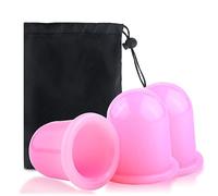 AYNKH Set di coppettazione in silicone, 3 pezzi, coppette sottovuoto anticellulite con borsa per riporre corpo, viso, salute, bellezza, cura domestica, rilascio fascia, drenaggio linfatico, sollievo