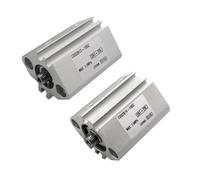 AYNRJKKX Cilindro Pneumatico Tipo SMC CDQ2B alesaggio 16 mm Corsa 5/10/15/20/25/30/35/40/45/50 mm Cilindro Compatto a Stelo Semplice a Doppio Effetto CQ2B(Cq2b16-30d,Female Thread)