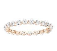Ayoiow Anello Fedina Argento Donna, Eternità da 2,5 mm Anelli Infinito Argento 925 Donna Argento Sterling 925, Oro Rosa Taglia 20