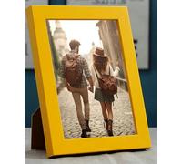 Ayoiow Cornice Foto 30x25 MDF Cornice Quadro Muro Giallo Cornice Multifoto Cameretta