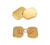 Ayoiow Gemelli Uomo Matrimonio Ottone Gemelli Oro Ragazzo Geometrico Gemelli