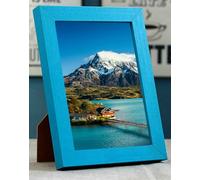 Ayoiow Photo Frame 30x25 MDF Cornice Quadro Muro Blu Cornice Multifoto Cameretta