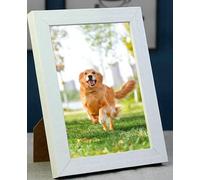 Ayoiow Porta Foto Da Muro 30x21 MDF Cornice Quadro Muro Bianco Cornice Multifoto Cameretta