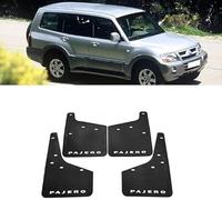ayookoo 4 Pezzi Auto Parafanghi Paraspruzzi per Mitsubishi Pajero 2004-2021,Parafango Parafanghi Anteriore Mud Flaps Accessori Splash Guard Auto Posteriore