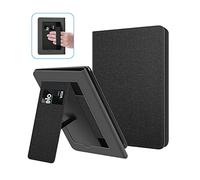 Ayotu Custodia con Supporto per 6" Nuovo Kindle 11ª Generazione 2024/2022 (Modello: RS23CV/C2V2L3), Custodia in Pelle PU con Cinturino da Polso, Nero