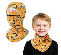 AYPOW Passamontagna Balaclava Invernale Bambini 4-10 Anni, Traspirante Antivento Maschera da Sci Ragazzi Ragazze, Multifunzione Termico Cappello Cappuccio Scaldacollo in Pile Sport all'Aria Aperta