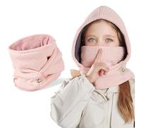AYPOW Passamontagna Invernale in Pile Termico Bambini 4-10Anni, Maschera da Sci Caldo Antivento Multifunzionale, Fodera in Pile Cappello Maglia Berretti Cappuccio Scaldacollo Sciarpa, Ragazzi Ragazze