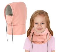 AYPOW Passamontagna Invernale Termico per Bambino 4-7 Anni, Impermeabile Antivento Caldo Maschera da Sci Scaldacollo con Cappuccio in Pile, Berretti Cappello per all'Aria Aperta, Ragazzi Ragazze