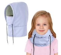 AYPOW Passamontagna Invernale Termico per Bambino 4-7 Anni, Impermeabile Antivento Caldo Maschera da Sci Scaldacollo con Cappuccio in Pile, Berretti Cappello per all'Aria Aperta, Ragazzi Ragazze