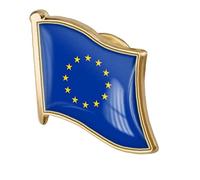 Ayrsjcl 1pc Union Bandiera Bandiera Pin Badge Metal Bavero Pin Spilla Spilla Europea Unione Europea dei Distintivi della Bandiera Accessorio novità, 1918mm
