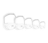 Ayrsjcl 5pcs / Set Barba Shaper Shaper Doccia Salone Baffi Barba Styling Modello Rasatura Rasatura per Barba Forma Stile Barba Pettine Strumento di Cura
