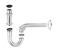 AYRTEGI VNJUGF 1 pz. Sifone for valvola di Scarico in Acciaio Inox da 32 mm, antiodore, for Rubinetto, lavello, Scarico, Tubo fognario wanglan