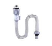 AYRTEGI VNJUGF Set di Tubi di Scarico for lavello Universale, Deodorante Retrattile, Tubo di Scarico for Acqua, scolapiatti for lavabo, Accessori for Bagno e Cucina wanglan(Grigio)