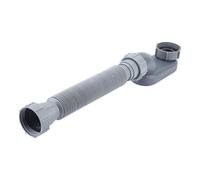 AYRTEGI VNJUGF Sifone a P Piatto da 1 1/2 a Basso Profilo, Flessibile, Tubo di Scarico for Vasca da Bagno e Doccia, Scarico for Vasca Indipendente, Scarico for Vasca da Bagno wanglan