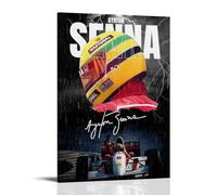 Ayrton Senna (2) - Poster su tela, decorazione per il soggiorno, la parete, la camera da letto, la pittura da parete, la casa, il ragazzo, la camera da letto, la stampa, la pittura per ragazze, le