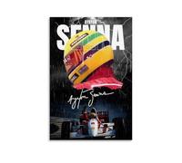 Ayrton Senna (2) - Poster su tela, decorazione per il soggiorno, la parete, la camera da letto, la pittura, la casa, il ragazzo, la stanza, la stampa, la pittura per ragazze, le vacanze, 30 x 45 cm
