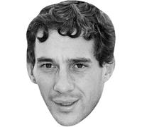 Ayrton Senna (BW) Big Head