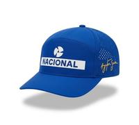 Ayrton Senna F1 Nacional Performance - Cappello da uomo, colore: Blu