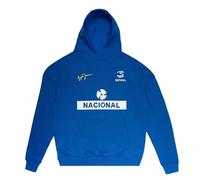 Ayrton Senna Felpa con cappuccio F1 Nacional