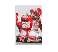 Ayrton Senna - Poster su tela, decorazione per soggiorno, camera da letto, stampa artistica, moderna per la casa, per la camera da letto, per la casa, per la camera da letto, 30 x 45 cm