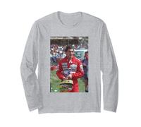 Ayrton Senna Racing Driver al GP di Gran Bretagna Silverstone 1989 Maglia a Manica